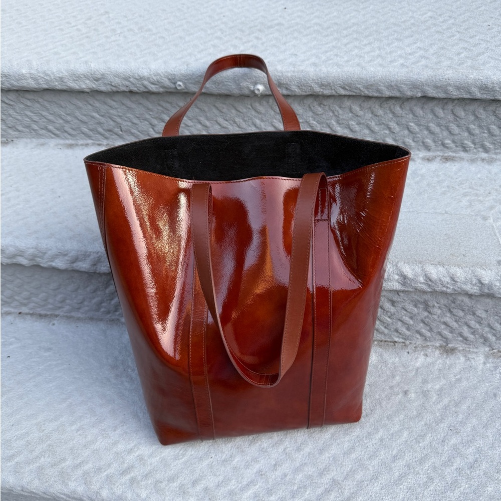 Sezane Mahogany Tote